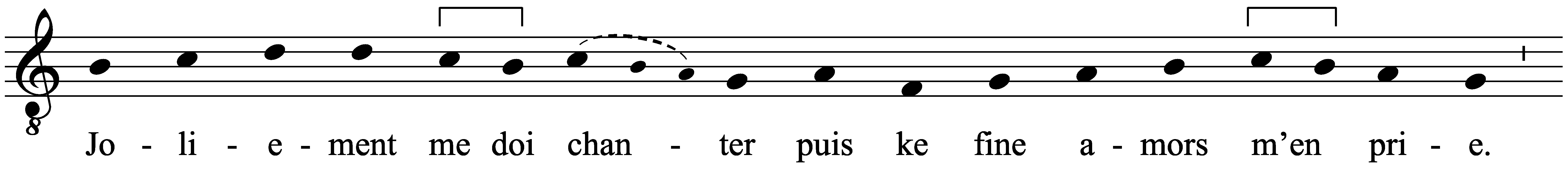 Work musical notation